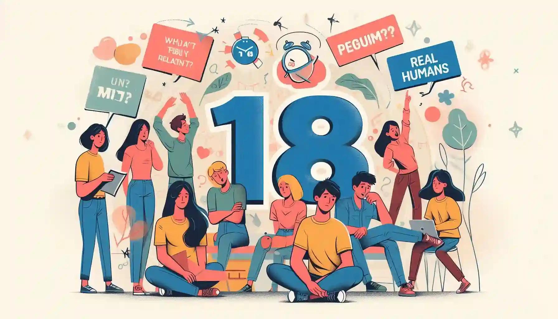 Why 18 is the Magic Number for Adulthood? : AI generated image