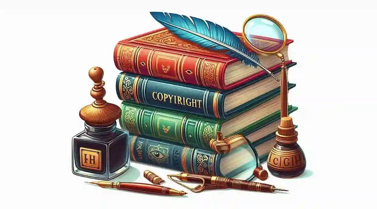 Copyright Laws in India : AI generated image