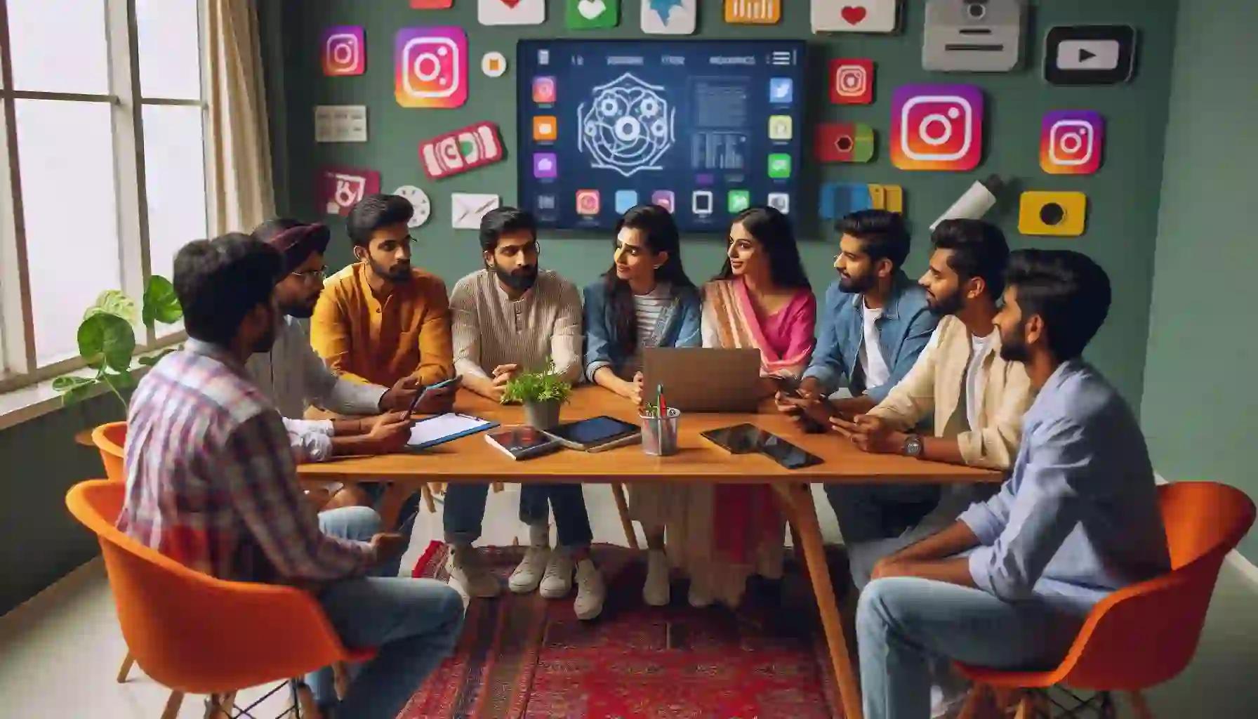 Laws Around Online Influencers in India : AI generated image