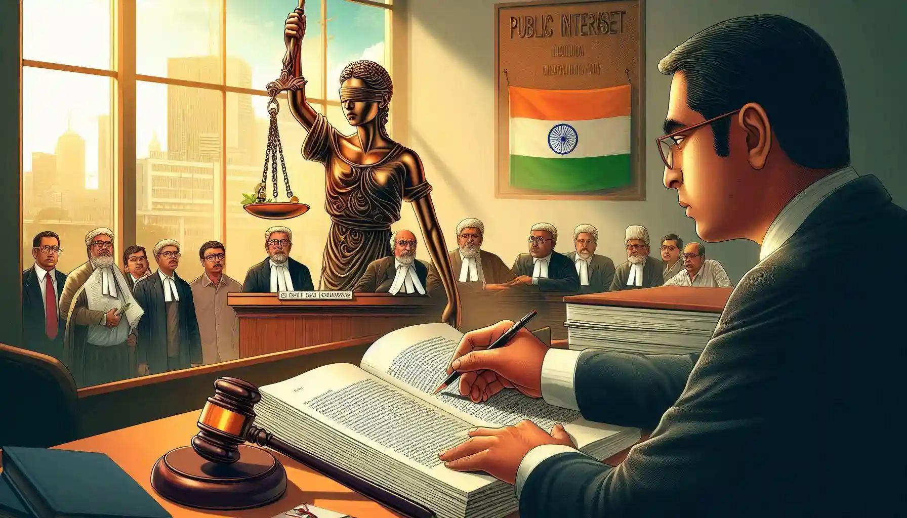 Public Interest Litigation - An Analysis` : AI generated image