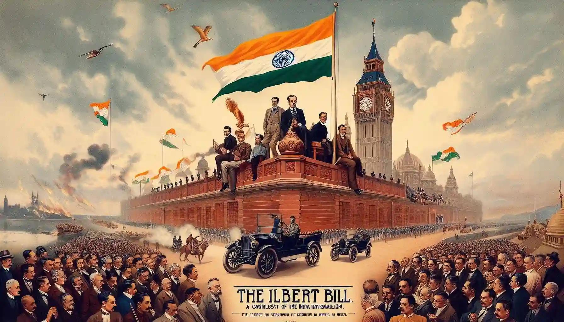 The Ilbert Bill - Fueling Indian Unity : AI generated image