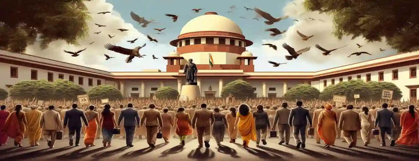 Illustrative image showing supreme court of India