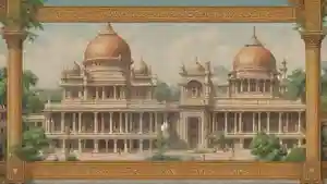 Illustrative image showing old buildings